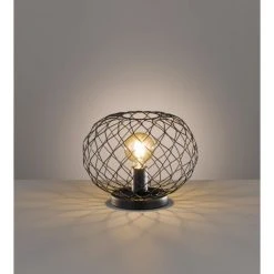 Honsel Leuchten Fischer & Honsel living Justin Tischleuchte Schwarz, 1-flammig -Günstiges Tischlampen Geschäft fischer honsel living justin tischleuchte 50216 1