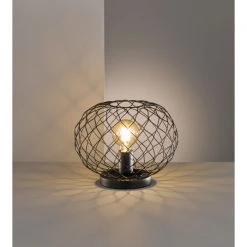 Honsel Leuchten Fischer & Honsel living Justin Tischleuchte Schwarz, 1-flammig -Günstiges Tischlampen Geschäft fischer honsel living justin tischleuchte 50216 3