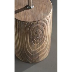 Honsel Leuchten Fischer & Honsel living Malik Tischleuchte Holz dunkel, 1-flammig -Günstiges Tischlampen Geschäft fischer honsel living malik tischleuchte 50249 2