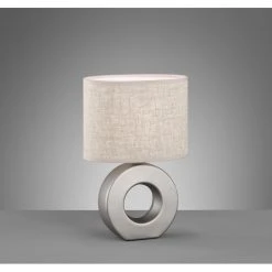 Honsel Leuchten Fischer & Honsel Ponti Tischleuchte Silber, 1-flammig