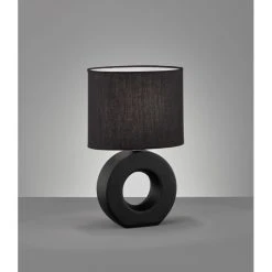 Honsel Leuchten Fischer & Honsel Ponti Tischleuchte Schwarz, 1-flammig