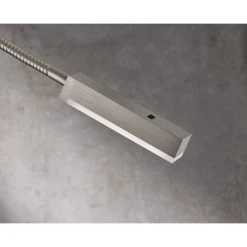 Honsel Leuchten Fischer & Honsel Raik Klemmleuchte LED Nickel-Matt, 1-flammig, Bewegungsmelder -Günstiges Tischlampen Geschäft fischer honsel raik klemmleuchte 50374 4