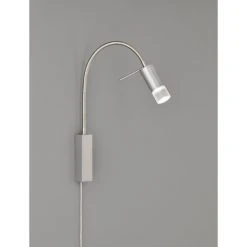 Honsel Leuchten Fischer & Honsel River Tischleuchte LED Nickel-Matt, 1-flammig