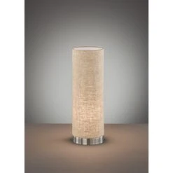 Honsel Leuchten Fischer & Honsel Thor Tischleuchte Nickel-Matt, 1-flammig