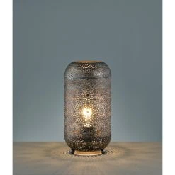 Honsel Leuchten Fischer & Honsel Velvet Tischleuchte Silber, 1-flammig