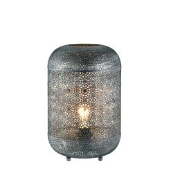 Honsel Leuchten Fischer & Honsel Velvet Tischleuchte Silber, 1-flammig -Günstiges Tischlampen Geschäft fischer honsel velvet tischleuchte 50387 1