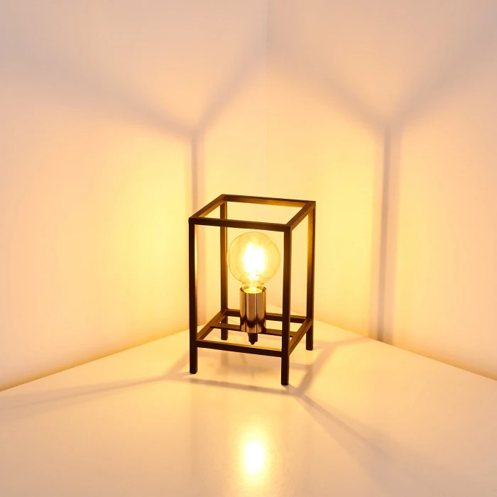 Hofstein Flambeau Tischleuchte Schwarz, 1-flammig 10 Hofstein Flambeau Tischleuchte Schwarz, 1-flammig – Bild 8