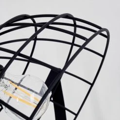 Hofstein Flambeau Tischleuchte Schwarz, 1-flammig -Günstiges Tischlampen Geschäft flambeau tischleuchte h3353257 11