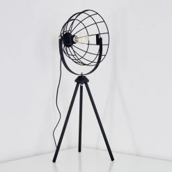 Hofstein Flambeau Tischleuchte Schwarz, 1-flammig -Günstiges Tischlampen Geschäft flambeau tischleuchte h3353257 12