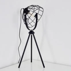 Hofstein Flambeau Tischleuchte Schwarz, 1-flammig -Günstiges Tischlampen Geschäft flambeau tischleuchte h3353257 14