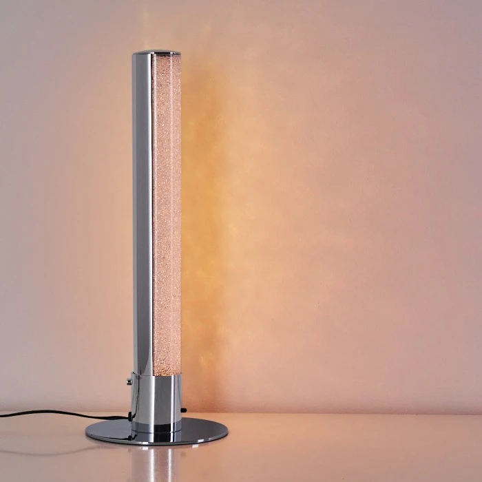 Hofstein Flaut RGB Tischleuchte LED Chrom, 1-flammig, Fernbedienung, Farbwechsler 22 Hofstein Flaut RGB Tischleuchte LED Chrom, 1-flammig, Fernbedienung, Farbwechsler – Bild 20