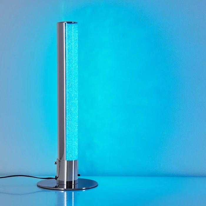 Hofstein Flaut RGB Tischleuchte LED Chrom, 1-flammig, Fernbedienung, Farbwechsler 23 Hofstein Flaut RGB Tischleuchte LED Chrom, 1-flammig, Fernbedienung, Farbwechsler – Bild 21