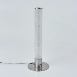 Hofstein Flaut Tischleuchte LED Nickel-Matt, 1-flammig, Fernbedienung, Farbwechsler -Günstiges Tischlampen Geschäft flaut tischleuchte h3018668 7