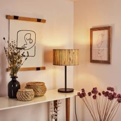 Hofstein Fleuriot Tischleuchte Schwarz, 1-flammig -Günstiges Tischlampen Geschäft fleuriot tischleuchte h3535424 6