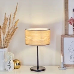 Hofstein Fleuriot Tischleuchte Schwarz, 1-flammig -Günstiges Tischlampen Geschäft fleuriot tischleuchte h3567173 8