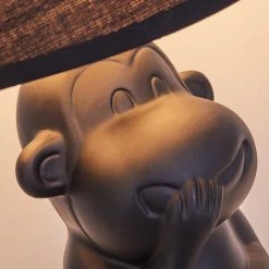 Hofstein Fontaine Tischleuchte Schwarz, 1-flammig -Günstiges Tischlampen Geschäft fontaine tischleuchte h3454787 10