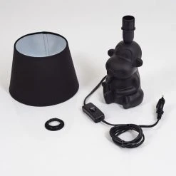 Hofstein Fontaine Tischleuchte Schwarz, 1-flammig -Günstiges Tischlampen Geschäft fontaine tischleuchte h3454787 4
