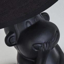 Hofstein Fontaine Tischleuchte Schwarz, 1-flammig -Günstiges Tischlampen Geschäft fontaine tischleuchte h3454787 5