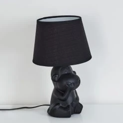 Hofstein Fontaine Tischleuchte Schwarz, 1-flammig -Günstiges Tischlampen Geschäft fontaine tischleuchte h3454787 7