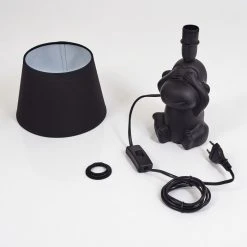 Hofstein Fontaine Tischleuchte Schwarz, 1-flammig -Günstiges Tischlampen Geschäft fontaine tischleuchte h3455364 4
