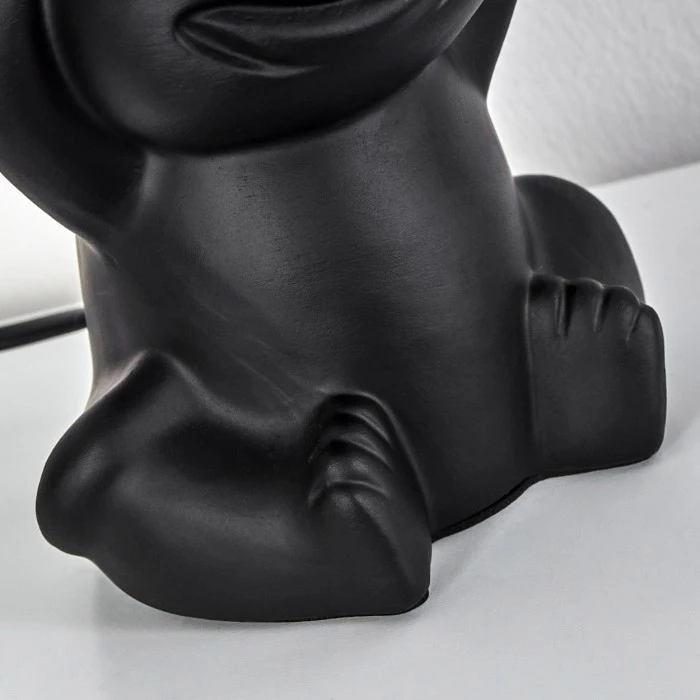 Hofstein Fontaine Tischleuchte Schwarz, 1-flammig 15 Hofstein Fontaine Tischleuchte Schwarz, 1-flammig – Bild 13