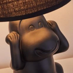 Hofstein Fontaine Tischleuchte Schwarz, 1-flammig -Günstiges Tischlampen Geschäft fontaine tischleuchte h3455401 10