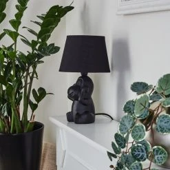 Hofstein Fontaine Tischleuchte Schwarz, 1-flammig -Günstiges Tischlampen Geschäft fontaine tischleuchte h3455401 11