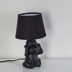 Hofstein Fontaine Tischleuchte Schwarz, 1-flammig -Günstiges Tischlampen Geschäft fontaine tischleuchte h3455401 7