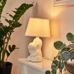 Hofstein Fontaine Tischleuchte Weiß, 1-flammig -Günstiges Tischlampen Geschäft fontaine tischleuchte h3455425 8