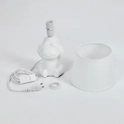 Hofstein Fontaine Tischleuchte Weiß, 1-flammig -Günstiges Tischlampen Geschäft fontaine tischleuchte h3558287 4