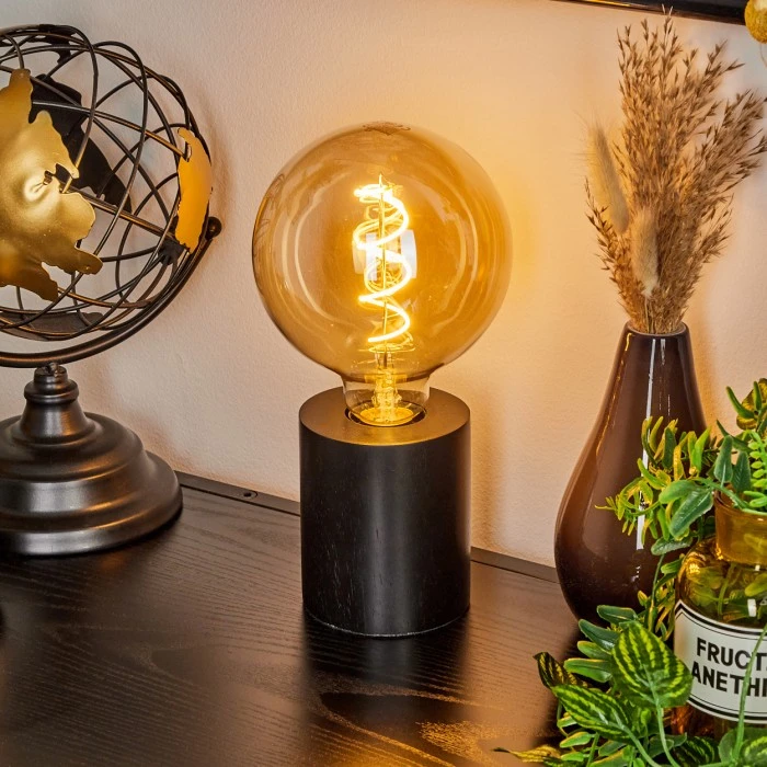 Hofstein Fontannes Tischleuchte Schwarz, 1-flammig 13 Hofstein Fontannes Tischleuchte Schwarz, 1-flammig – Bild 11