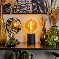 Hofstein Fontannes Tischleuchte Schwarz, 1-flammig 28 Hofstein Fontannes Tischleuchte Schwarz, 1-flammig -Günstiges Tischlampen Geschäft fontannes tischleuchte h3616796 12