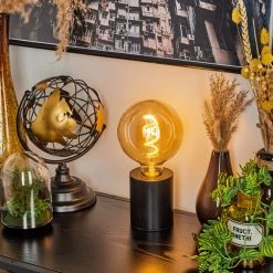 Hofstein Fontannes Tischleuchte Schwarz, 1-flammig 22 Hofstein Fontannes Tischleuchte Schwarz, 1-flammig -Günstiges Tischlampen Geschäft fontannes tischleuchte h3616796 6