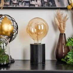 Hofstein Fontannes Tischleuchte Schwarz, 1-flammig 25 Hofstein Fontannes Tischleuchte Schwarz, 1-flammig -Günstiges Tischlampen Geschäft fontannes tischleuchte h3616796 9