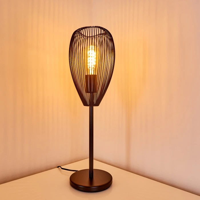 Hofstein Forel Tischleuchte Schwarz, 1-flammig 5 Hofstein Forel Tischleuchte Schwarz, 1-flammig – Bild 3