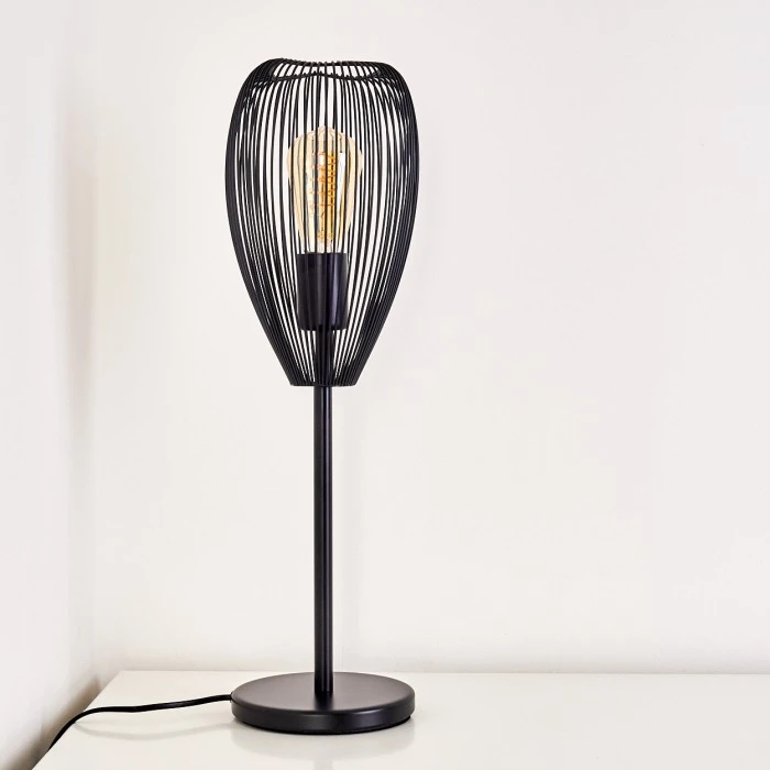 Hofstein Forel Tischleuchte Schwarz, 1-flammig 7 Hofstein Forel Tischleuchte Schwarz, 1-flammig – Bild 5