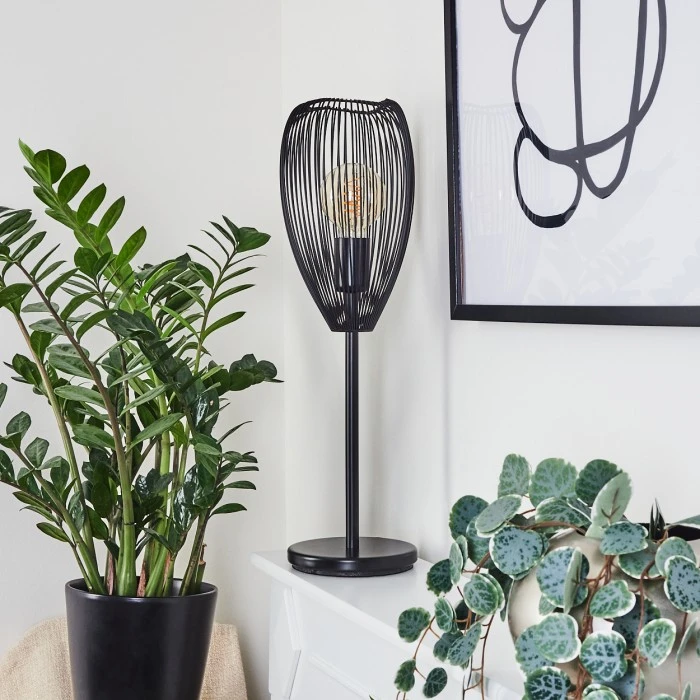 Hofstein Forel Tischleuchte Schwarz, 1-flammig 12 Hofstein Forel Tischleuchte Schwarz, 1-flammig – Bild 10