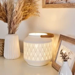 Hofstein Forrnes Tischleuchte Weiß, Beige, 1-flammig 19 Hofstein Forrnes Tischleuchte Weiß, Beige, 1-flammig -Günstiges Tischlampen Geschäft forrnes tischleuchte h3410066 6