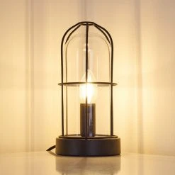 Hofstein Fortymile Tischleuchte Schwarz, 1-flammig -Günstiges Tischlampen Geschäft fortymile tischleuchte h3352250 11