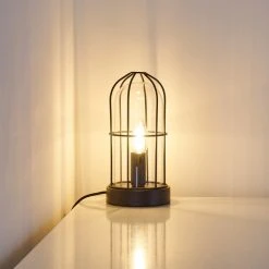 Hofstein Fortymile Tischleuchte Schwarz, 1-flammig -Günstiges Tischlampen Geschäft fortymile tischleuchte h3352250 13