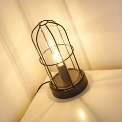 Hofstein Fortymile Tischleuchte Schwarz, 1-flammig -Günstiges Tischlampen Geschäft fortymile tischleuchte h3352250 6