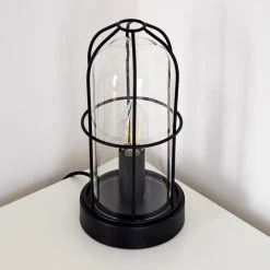 Hofstein Fortymile Tischleuchte Schwarz, 1-flammig -Günstiges Tischlampen Geschäft fortymile tischleuchte h3352250 9