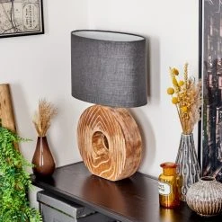 Hofstein Francillon Tischleuchte Chrom, Braun, Holzoptik, 1-flammig 21 Hofstein Francillon Tischleuchte Chrom, Braun, Holzoptik, 1-flammig -Günstiges Tischlampen Geschäft francillon tischleuchte h3615119 9