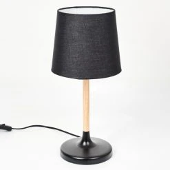 Hofstein Frecheiro Tischleuchte Schwarz, Naturfarben, 1-flammig -Günstiges Tischlampen Geschäft frecheiro tischleuchte h3600269 7