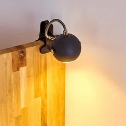 Hofstein Gadmen Klemmleuchte Chrom, Schwarz, 1-flammig -Günstiges Tischlampen Geschäft gadmen klemmleuchte h3362792 12