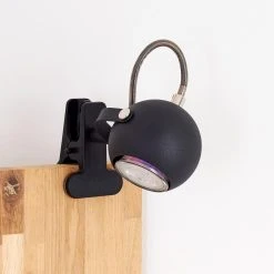 Hofstein Gadmen Klemmleuchte Chrom, Schwarz, 1-flammig -Günstiges Tischlampen Geschäft gadmen klemmleuchte h3362792 15