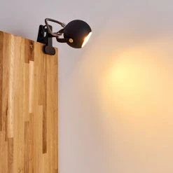 Hofstein Gadmen Klemmleuchte Chrom, Schwarz, 1-flammig -Günstiges Tischlampen Geschäft gadmen klemmleuchte h3362792 4