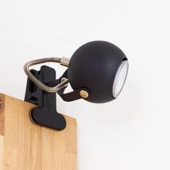 Hofstein Gadmen Klemmleuchte Chrom, Schwarz, 1-flammig -Günstiges Tischlampen Geschäft gadmen klemmleuchte h3362792 8