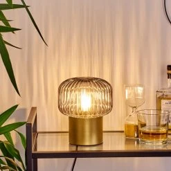 Hofstein Gallo Tischleuchte Messing, Gold, 1-flammig -Günstiges Tischlampen Geschäft gallo tischleuchte h3407431 8