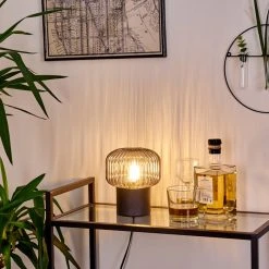 Hofstein Gallo Tischleuchte Schwarz, 1-flammig -Günstiges Tischlampen Geschäft gallo tischleuchte h3407455 6